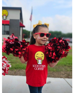 Red Smiley Toddler Shirt